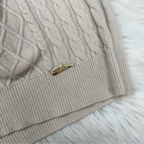 Marc New York Beige V-Neck Sweater Vest - Picture 3 of 6